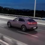 New Porsche Macan Electric cruising